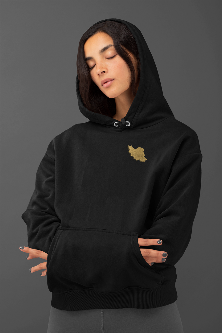Limited edition Iran map in gold color – ZANJEBAR